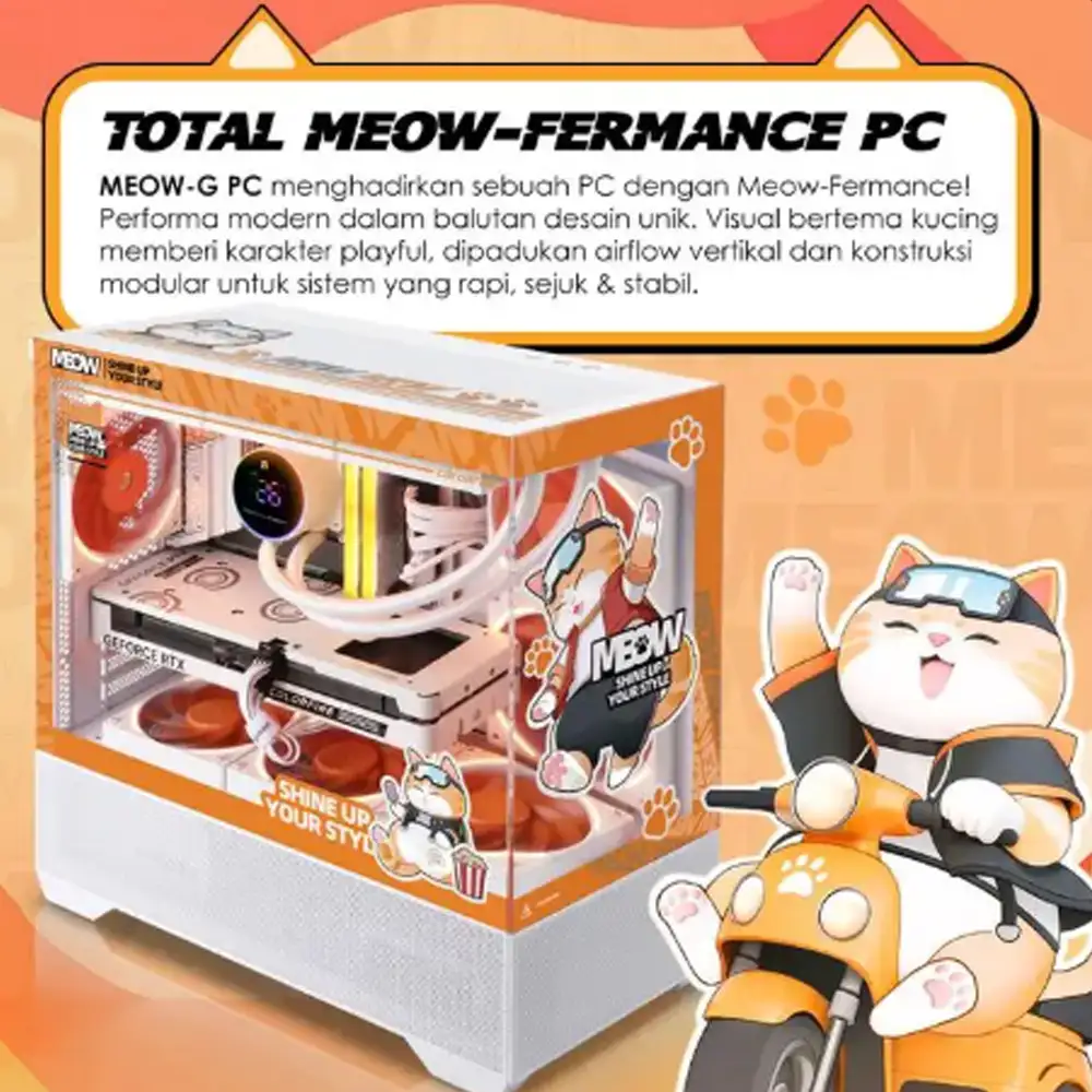 PC COLORFUL MEOW-G AMD Ryzen 7 8700F RTX 5060 8GB