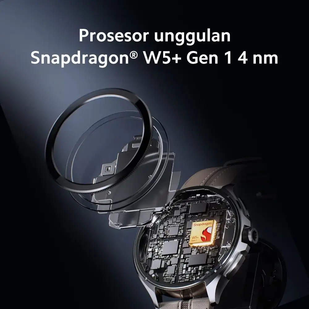 Xiaomi Mi Watch 2 Pro Black Fluororubber Strap 1.43" AMOLED GPS Jam tangan Smartwatch