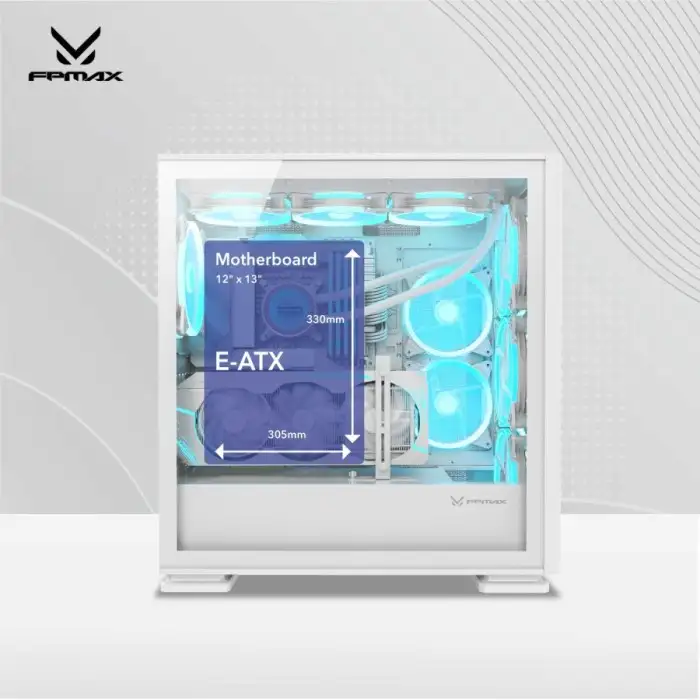 FPMAX AIRPOWER G5 EX H909 + 4 Fan 120mm ARGB WHITE