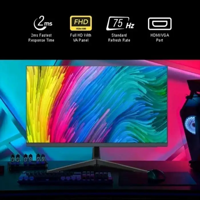 LED ENLIGHT 22ENS-B 22" FHD 75Hz 5ms Slim Frameless