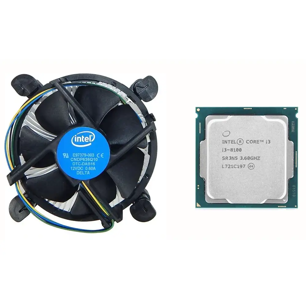 Intel Core i3 8100 Tray + Fan LGA 1151